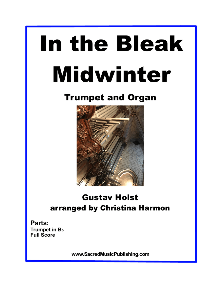 In the Bleak Midwinter - Trumpet and Organ Trumpet Duet scores gallery preview page 1