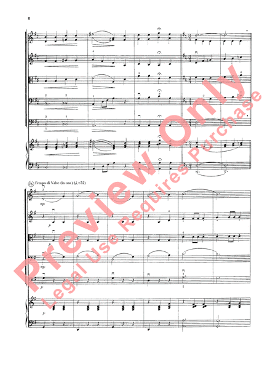 The Merry Widow String Orchestra scores gallery preview page 9