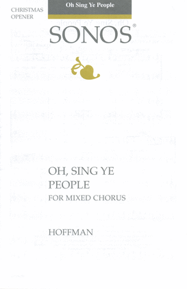 Book cover for O Sing Ye People - SATB