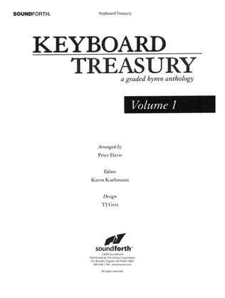 Book cover for Keyboard Treasury, Vol. 1