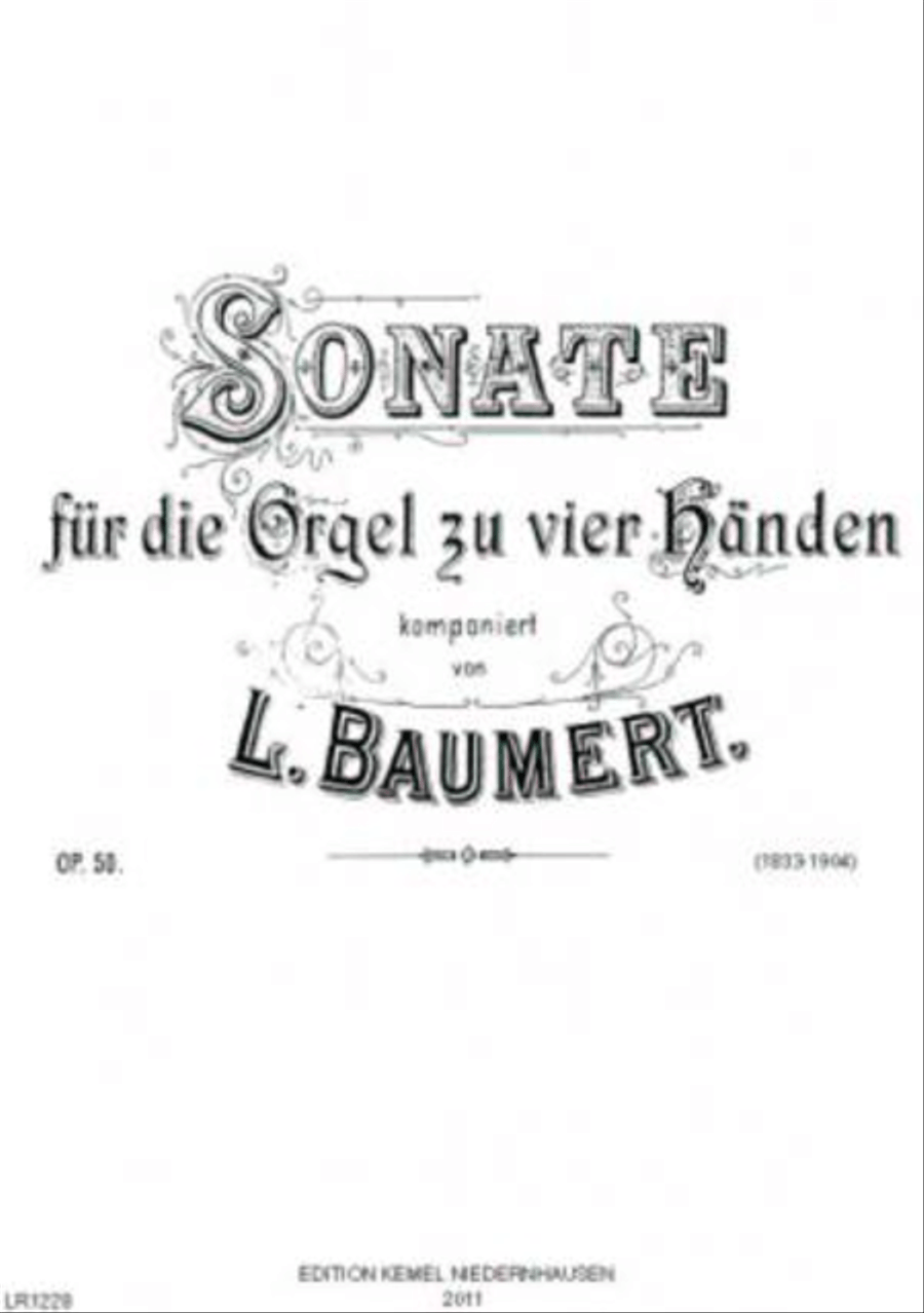 Sonate Organ scores gallery preview page 1