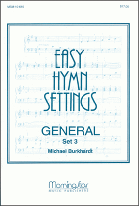Book cover for Easy Hymn Settings- General Set 3