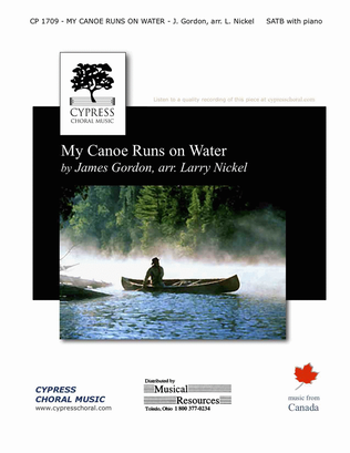 Book cover for My Canoe Runs on Water