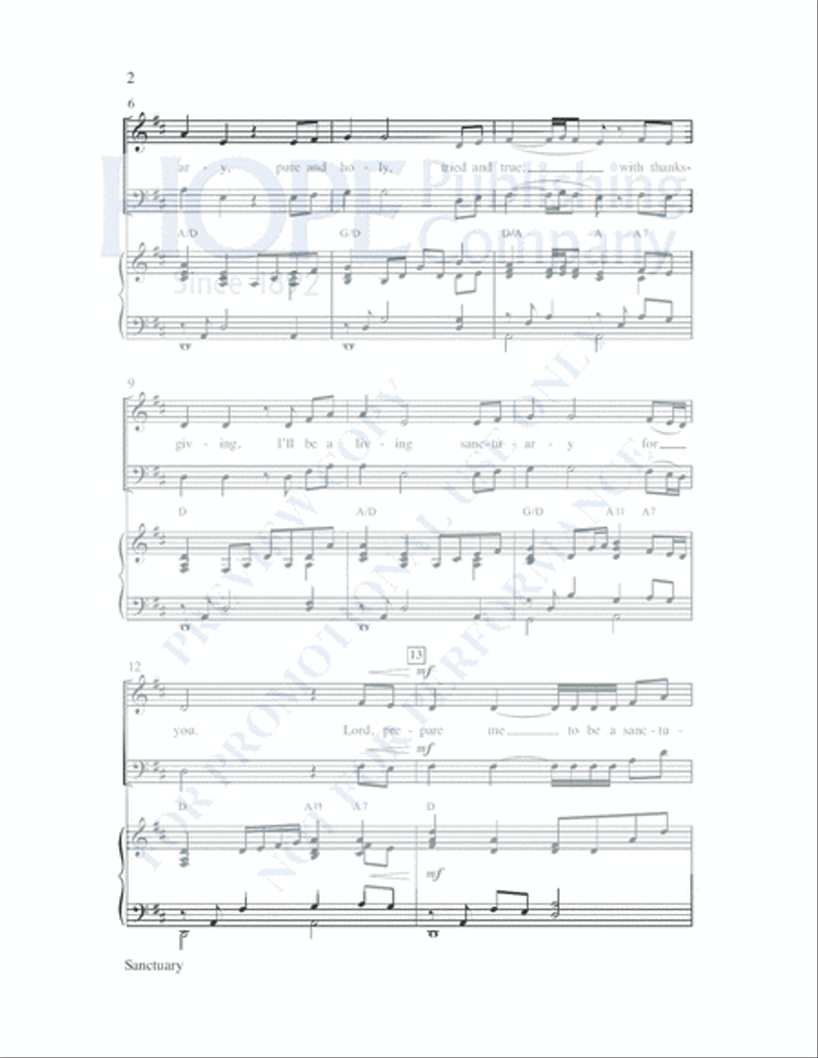 Sanctuary Sanctuary 2-Part scores gallery preview page 3