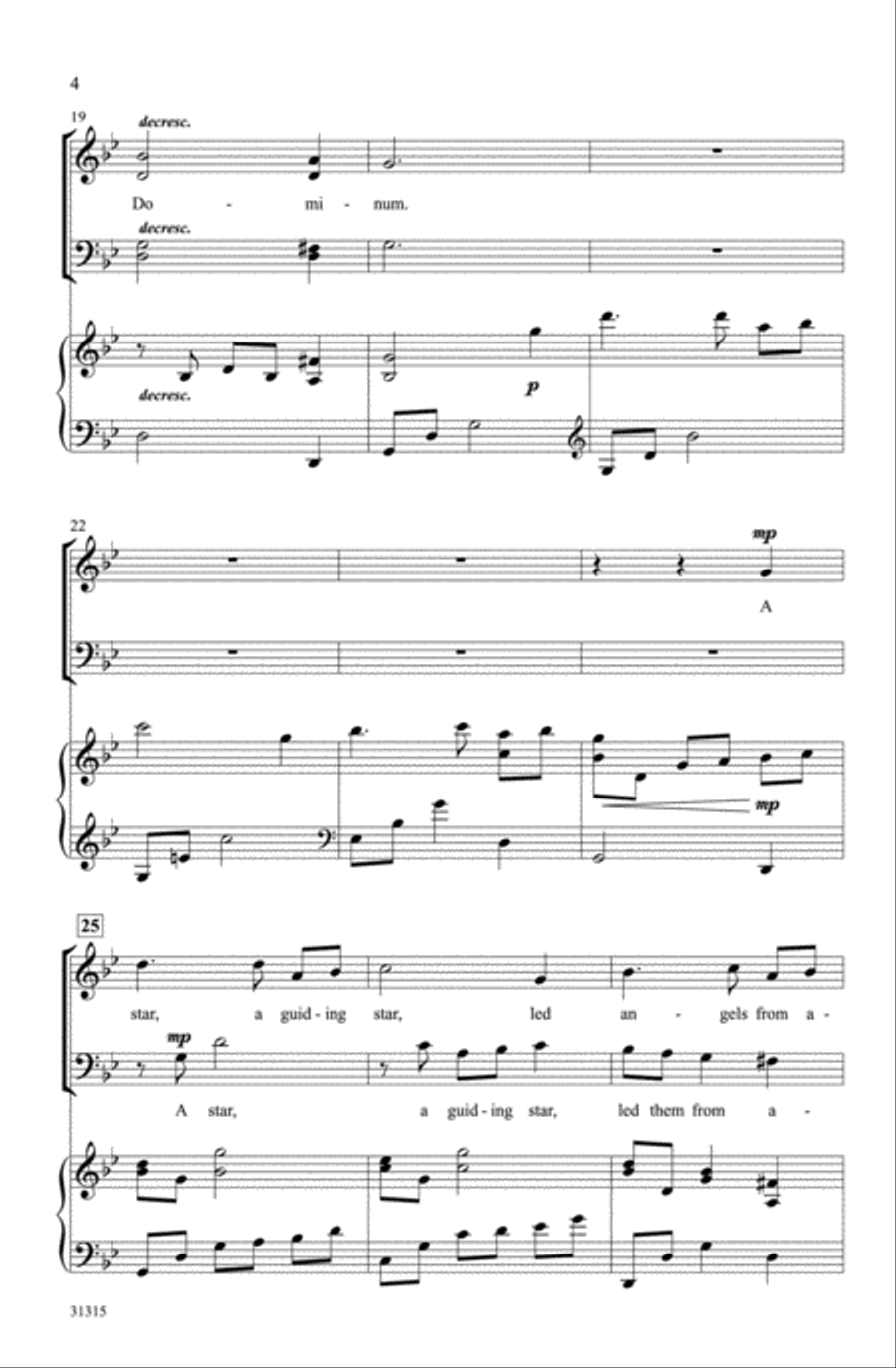 Carol of the Star Choir scores gallery preview page 3