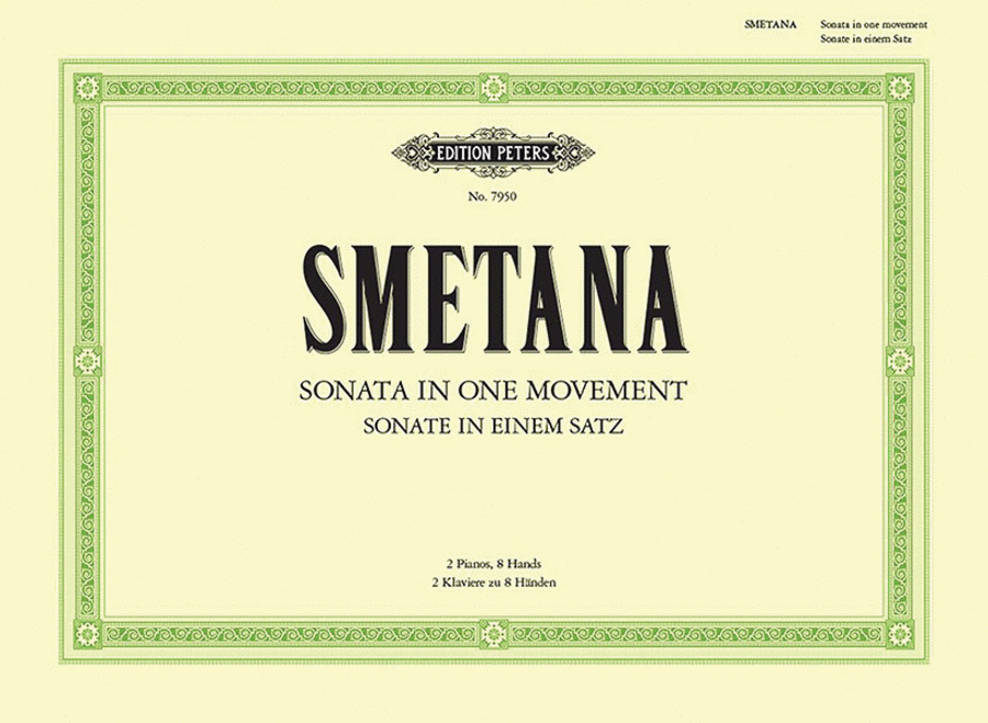 Sonata in One Movement for Two Pianos, Eight Hands 2 Pianos, 4-Hands scores gallery preview page 1