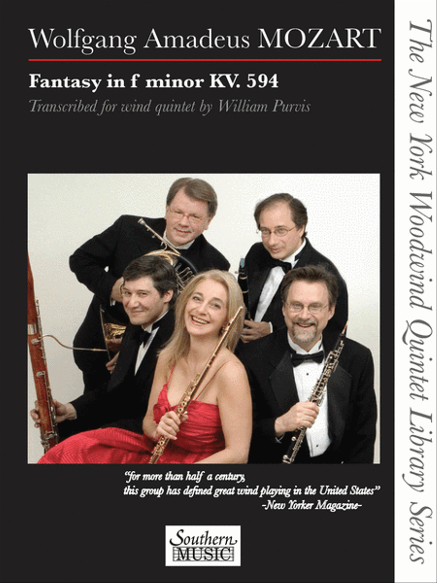 Fantasy in F Minor, K. 594 Woodwind Quintet scores gallery preview page 1