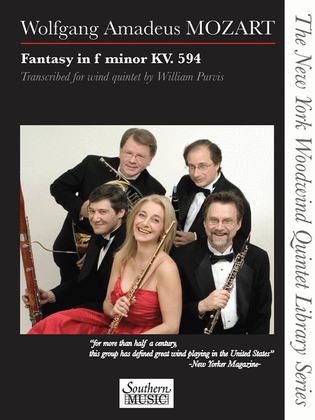 Book cover for Fantasy in F Minor, K. 594