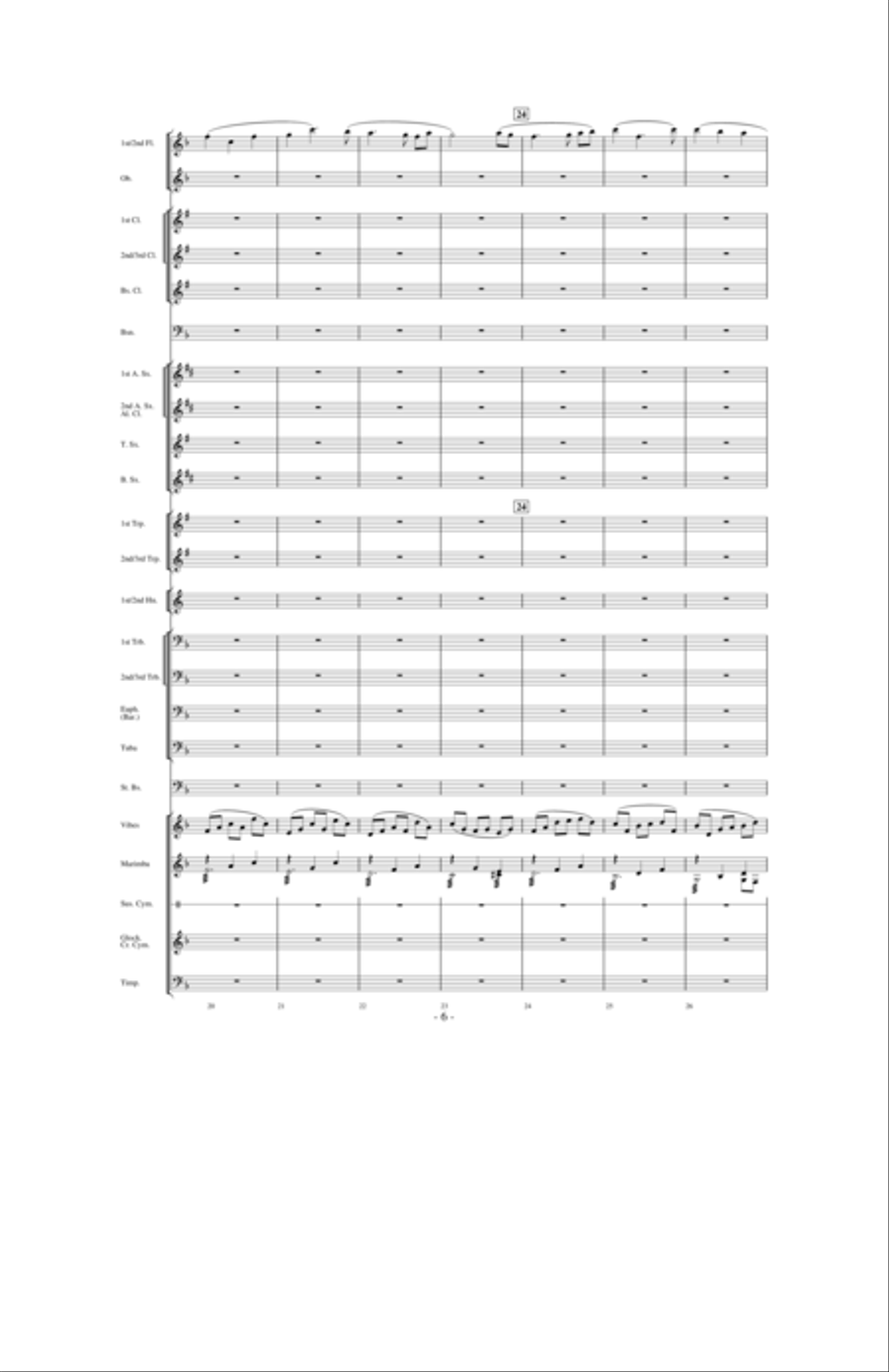 Heaven's Light Concert Band scores gallery preview page 5