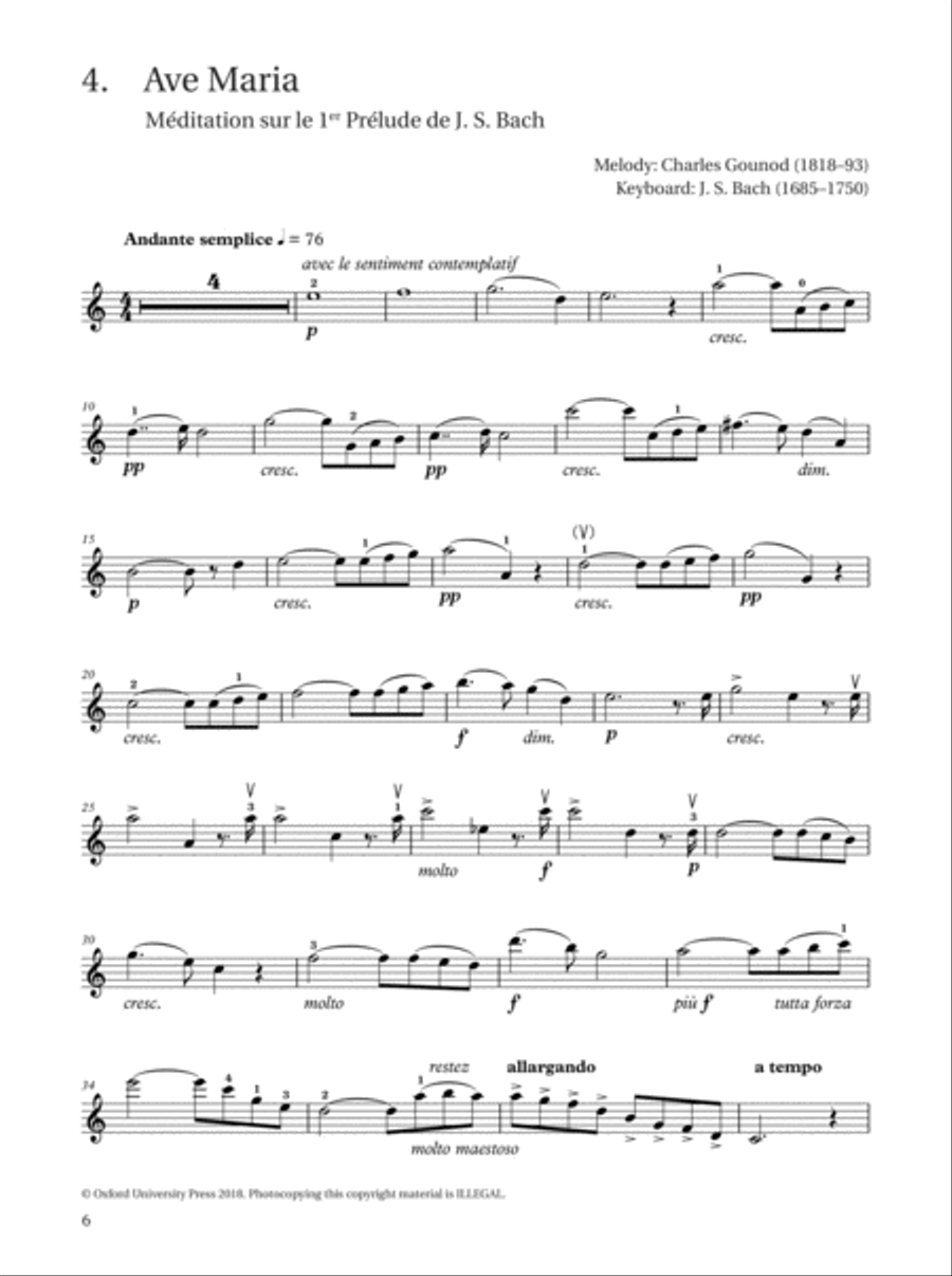Bach for Violin Violin Solo scores gallery preview page 2