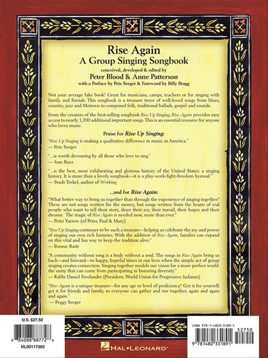 Rise Again Songbook Voice scores gallery preview page 6