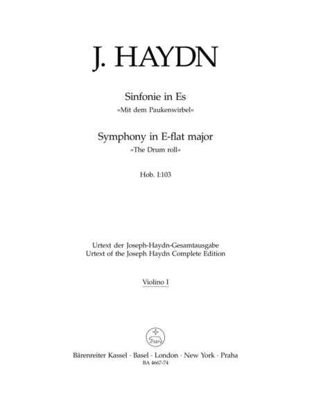 Londoner Sinfonie, No. 11 E flat major Hob.I:103 'Mit dem Paukenwirbel'