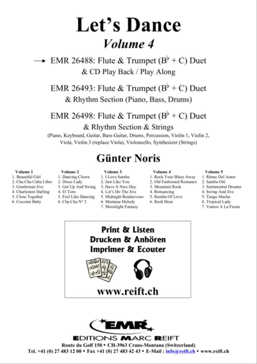 Let's Dance Volume 4 Flute scores gallery preview page 2