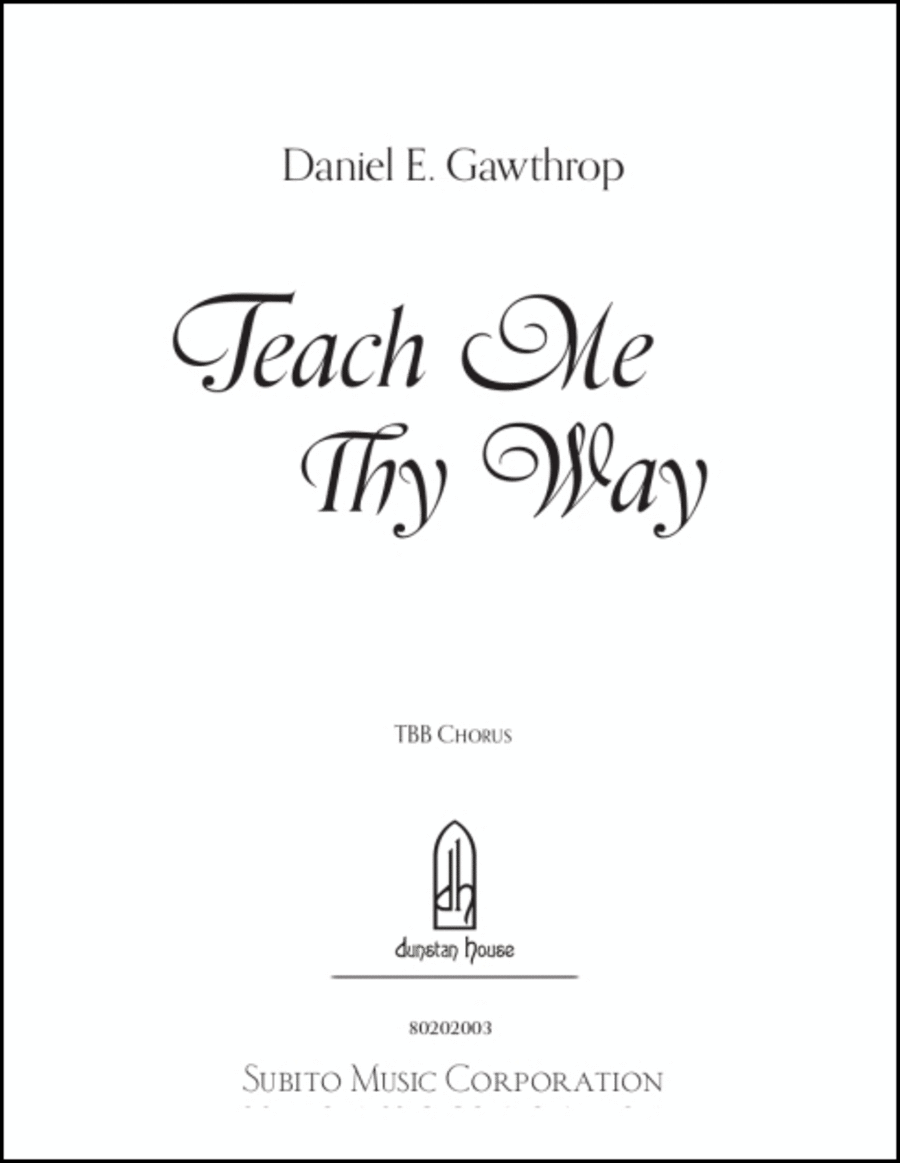 Teach Me Thy Way 3-Part scores gallery preview page 1