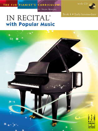 Book cover for In Recital with Popular Music, Book 4