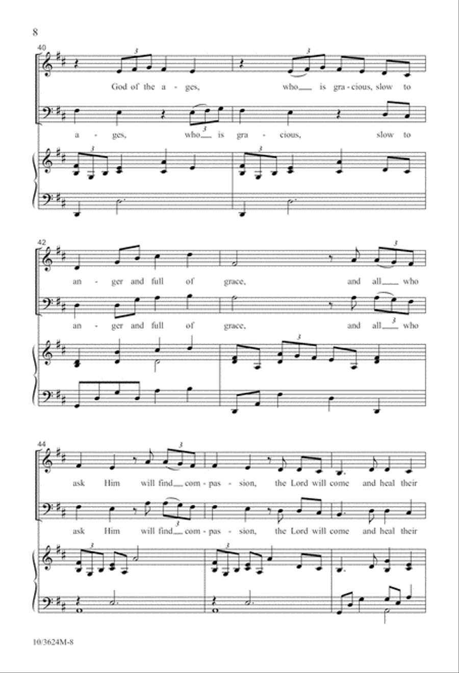 God of the Ages 4-Part scores gallery preview page 8