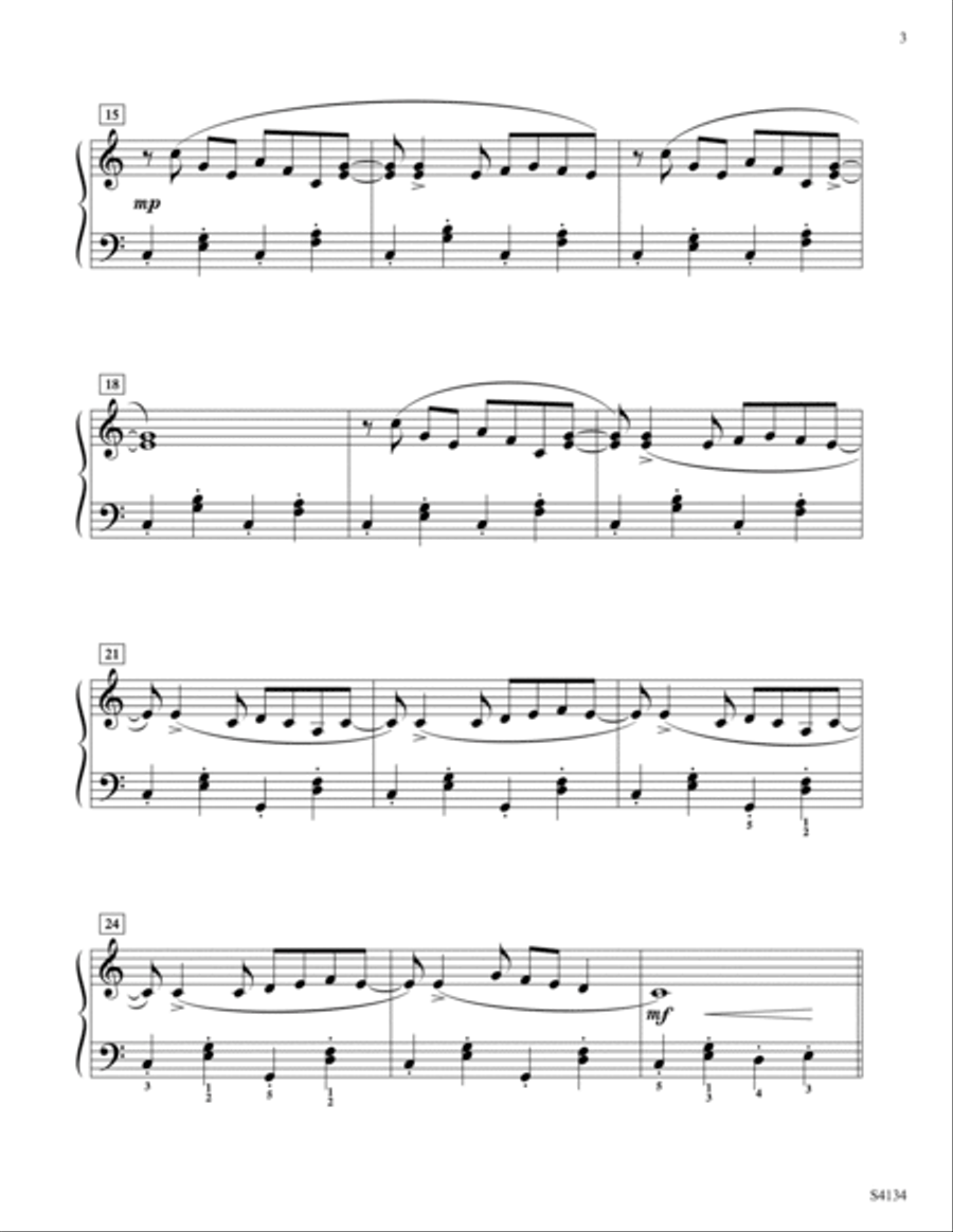 Skippin' Rocks Skippin' Rocks Piano Solo scores gallery preview page 3