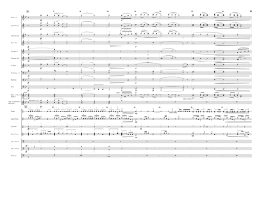 Still Breathing - Full Score Marching Band scores gallery preview page 4