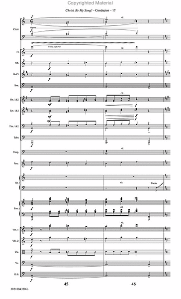 Christ, Be My Song! - Orchestral Score and Parts image number null