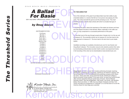 Ballad For Basie, A image number null