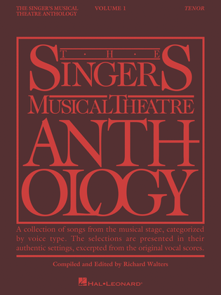 Book cover for The Singer's Musical Theatre Anthology – Volume 1, Revised