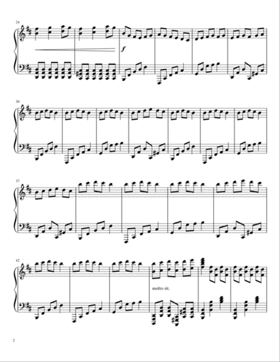 End of the Line End of the Line Piano Solo scores gallery preview page 2