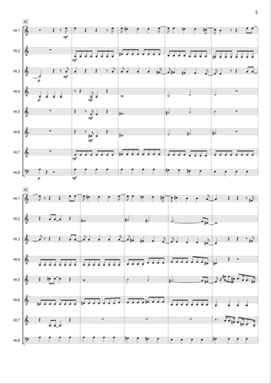 Waterloo Horn scores gallery preview page 5