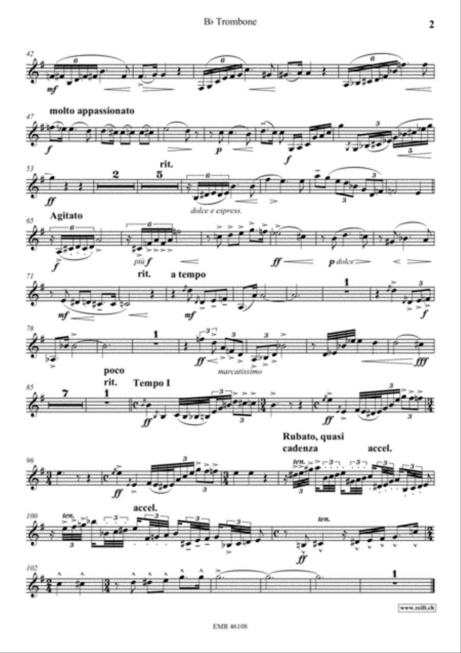 Poeme No. 1 Piano Accompaniment scores gallery preview page 5