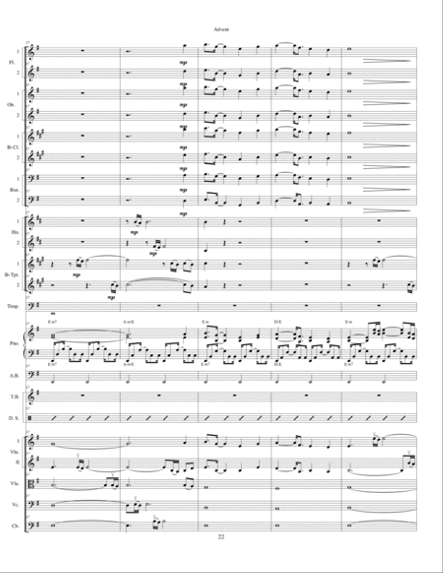 Spirit of Christmas 2/5 - Advent Full Orchestra scores gallery preview page 6