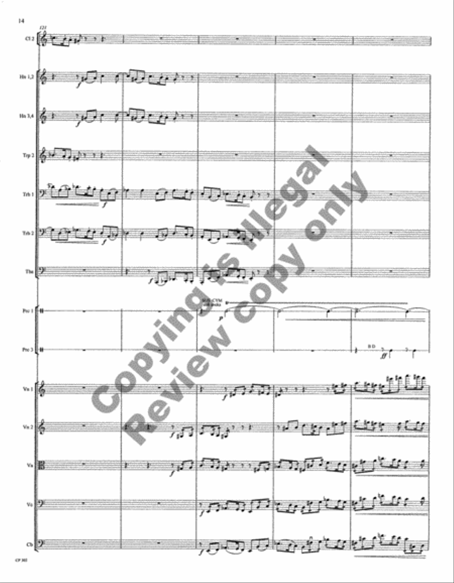 Symphony No. 1 Full Orchestra scores gallery preview page 118