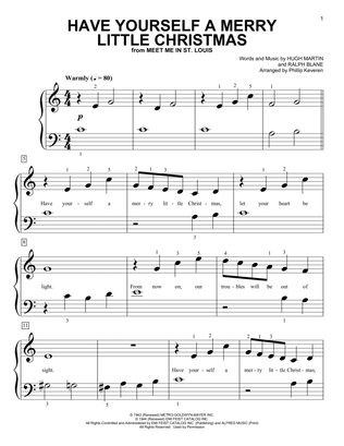 Have Yourself A Merry Little Christmas (from Meet Me In St. Louis) (arr. Phillip Keveren)