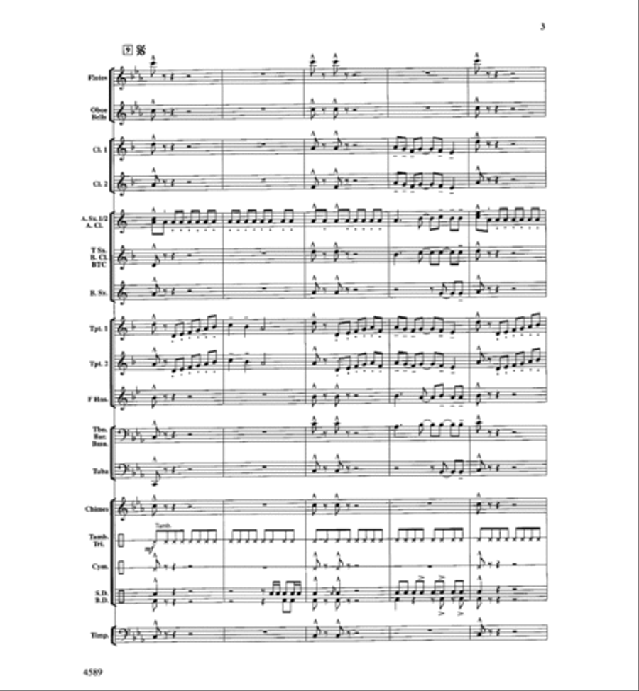 Copper Mountain Legend Concert Band scores gallery preview page 4