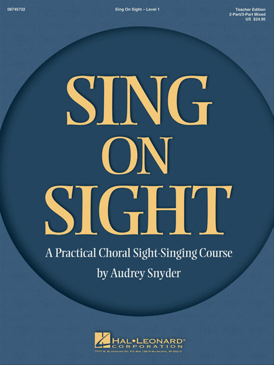 Sing on Sight – A Practical Choral Sight-Singing Course 3-Part scores gallery preview page 1