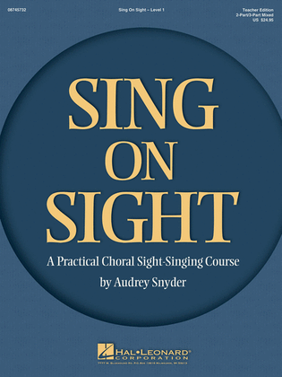 Book cover for Sing on Sight