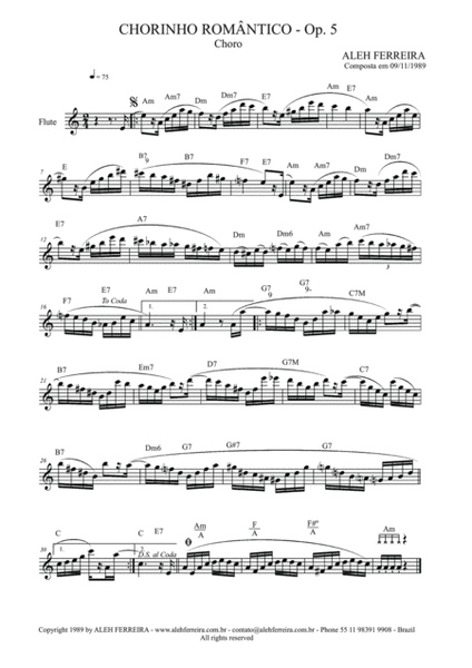 Chorinho Romântico, Op. 6