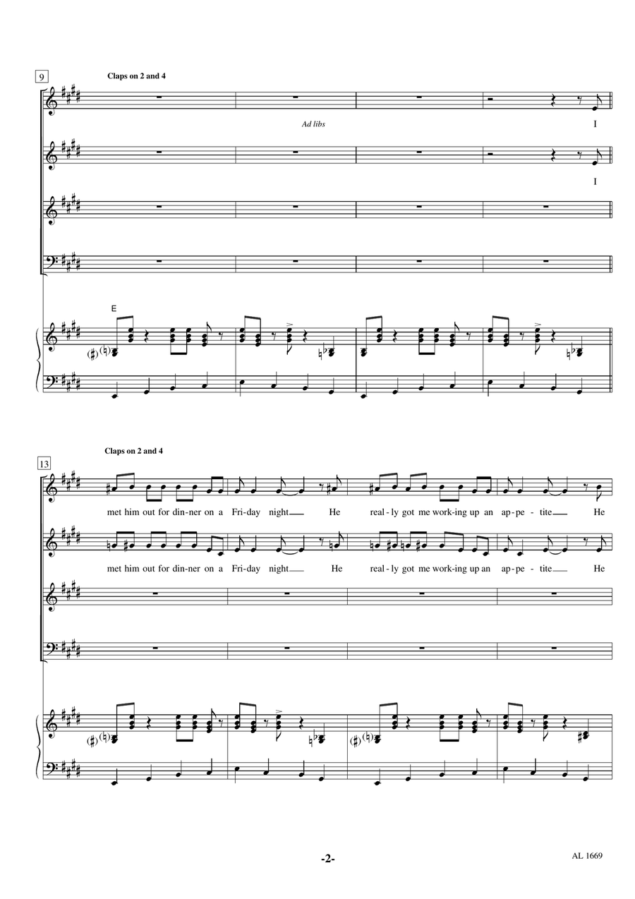 Candyman 3-Part scores gallery preview page 2