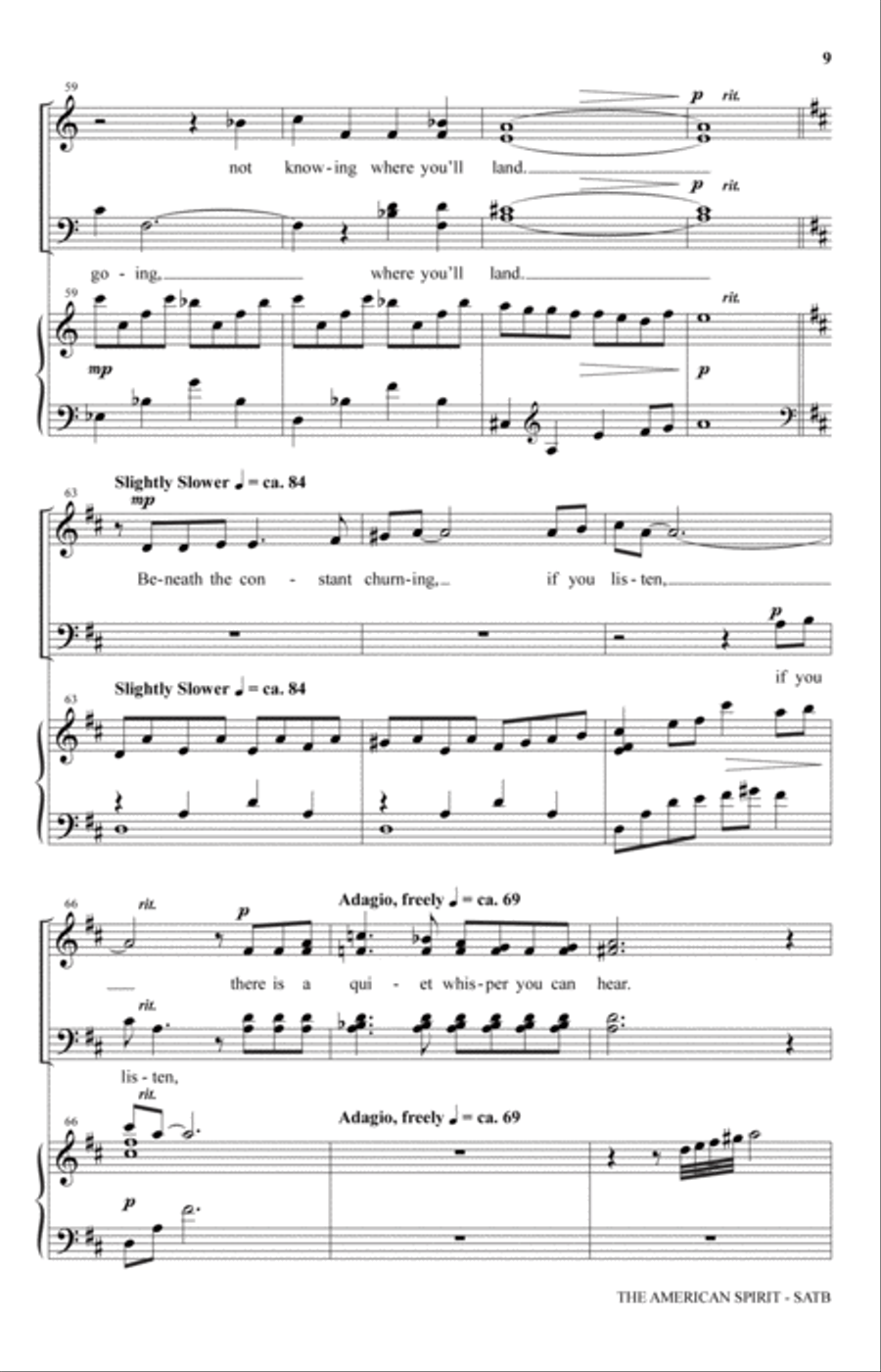 The American Spirit 4-Part scores gallery preview page 6