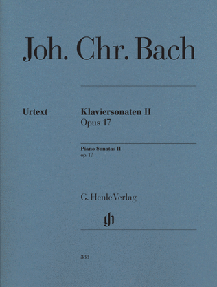 Book cover for Piano Sonatas – Volume II, Op. 17
