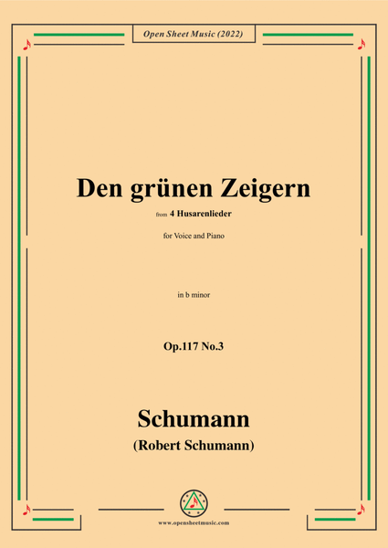 Schumann-Den grunen Zeigern,Op.117 No.3,in b minor image number null