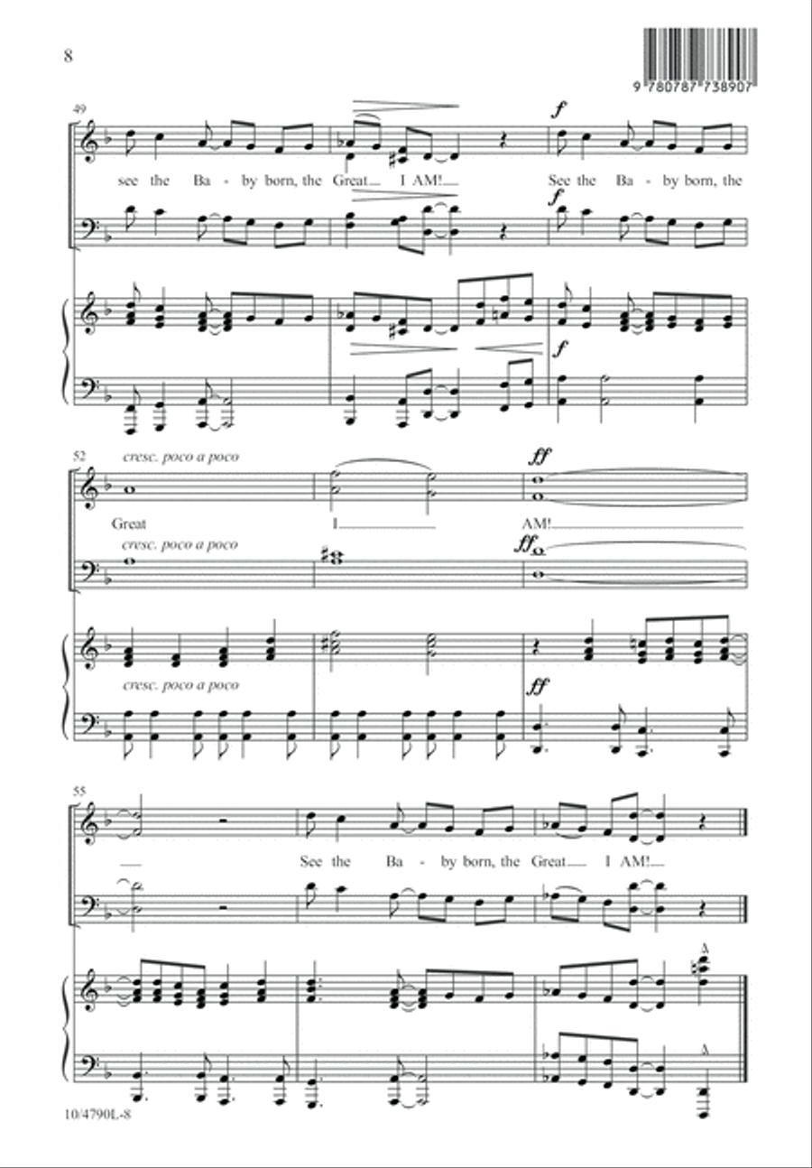 Run, Shepherds! Run, Shepherds! 4-Part scores gallery preview page 8