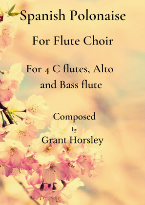 Book cover for "Spanish Polonaise" for Flute Choir