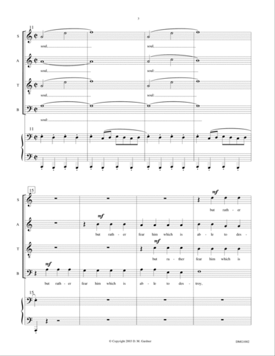 Day of Wrath (SATB, Cello Solo, Narrator, Piano, Perc) 4-Part scores gallery preview page 5