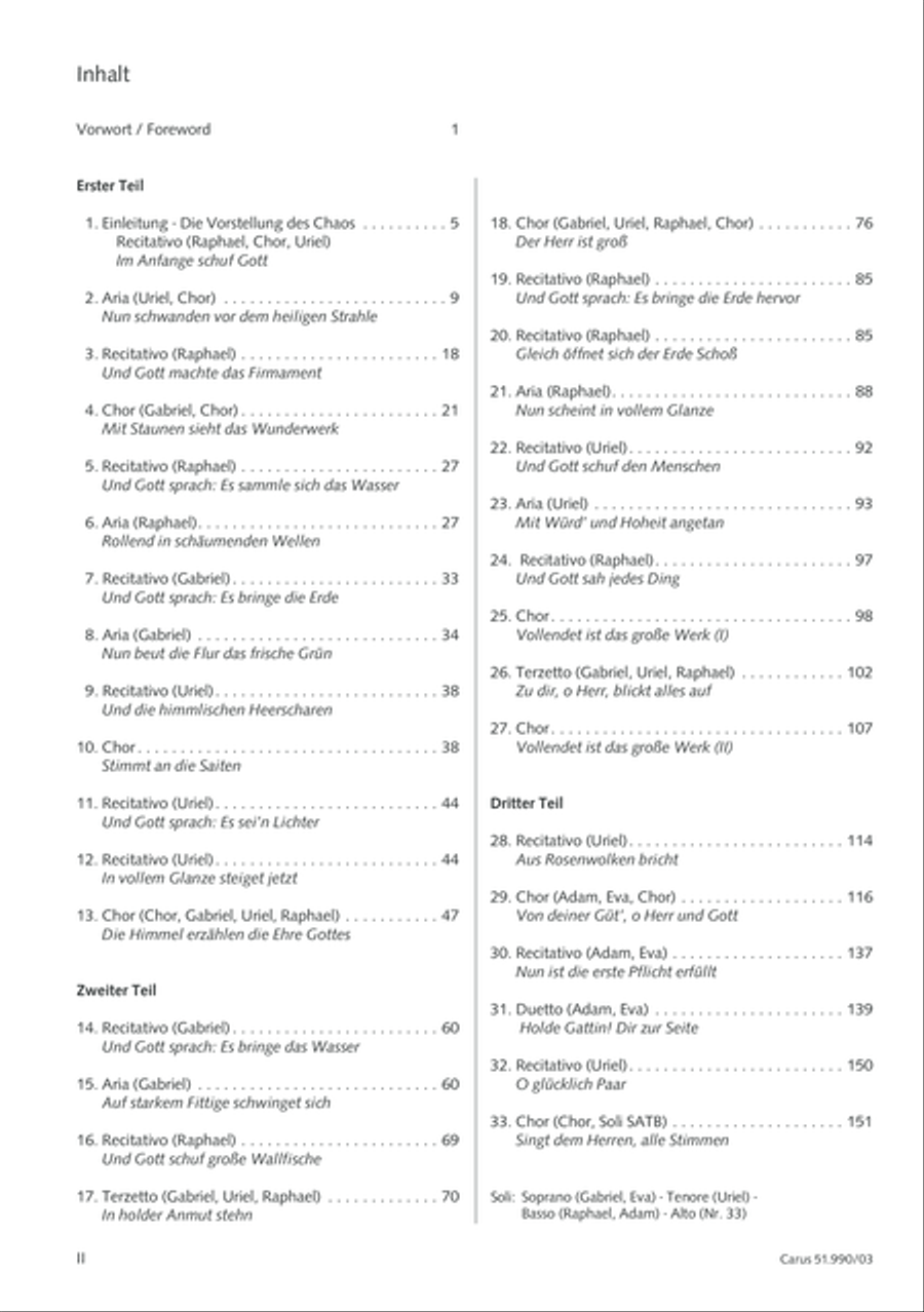 The Creation (Die Schopfung) 4-Part scores gallery preview page 3