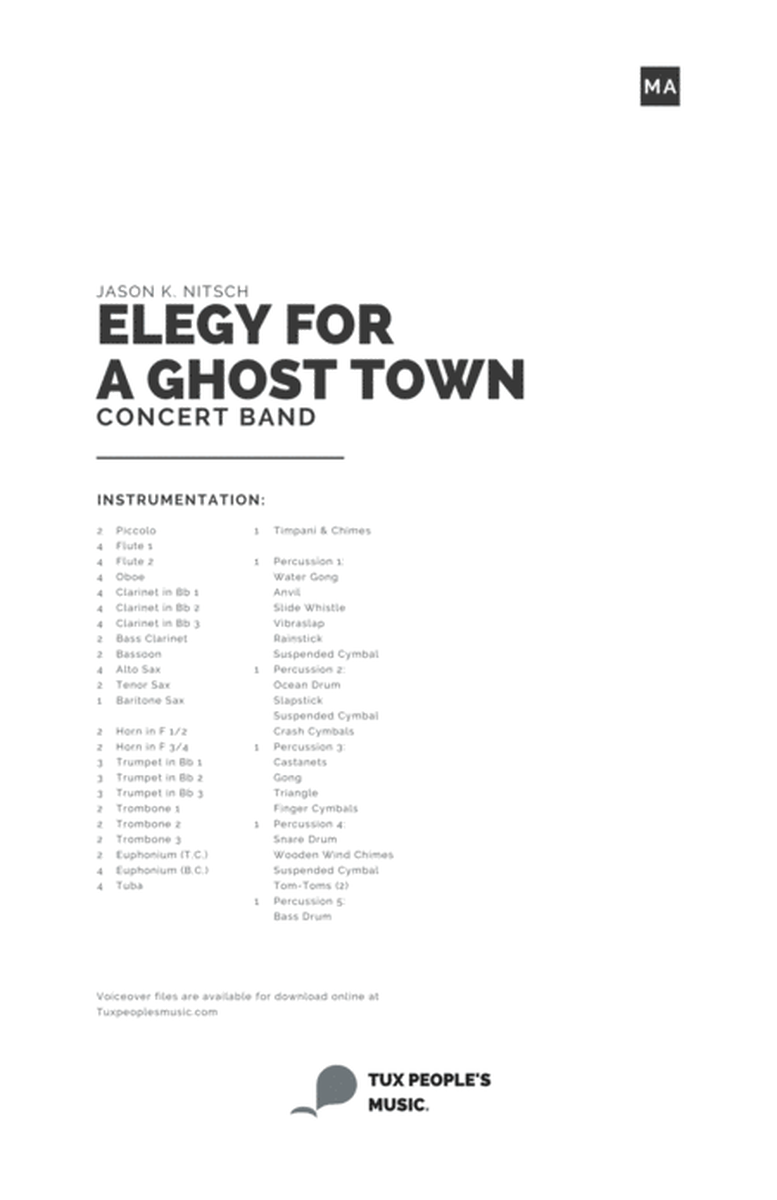 Elegy for a Ghost Town