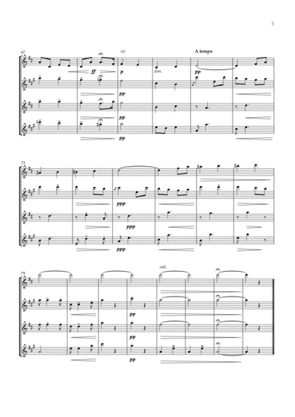 Salut D’amour (Saxophone Quartet) - Edward Elgar image number null