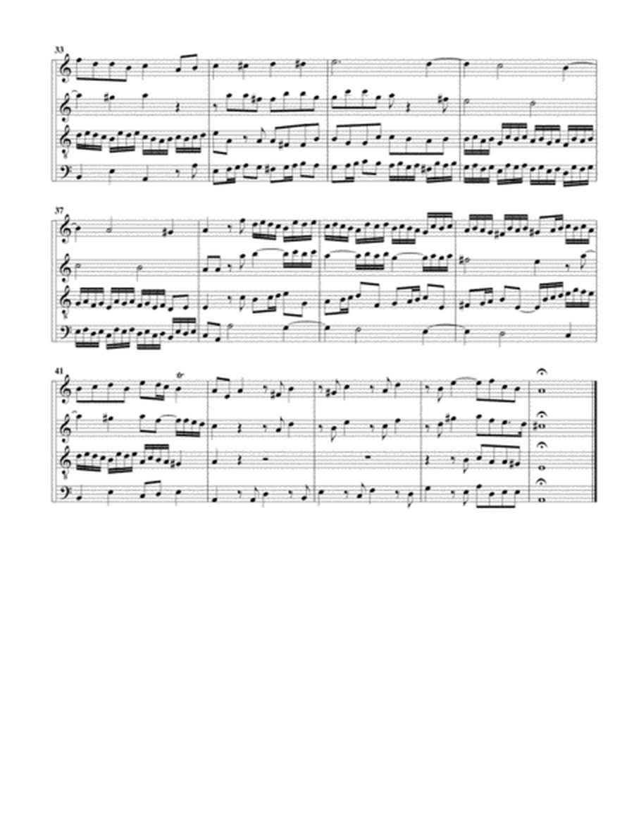 Fugue for organ, BWV 131a (Arrangement for 4 recorders) image number null