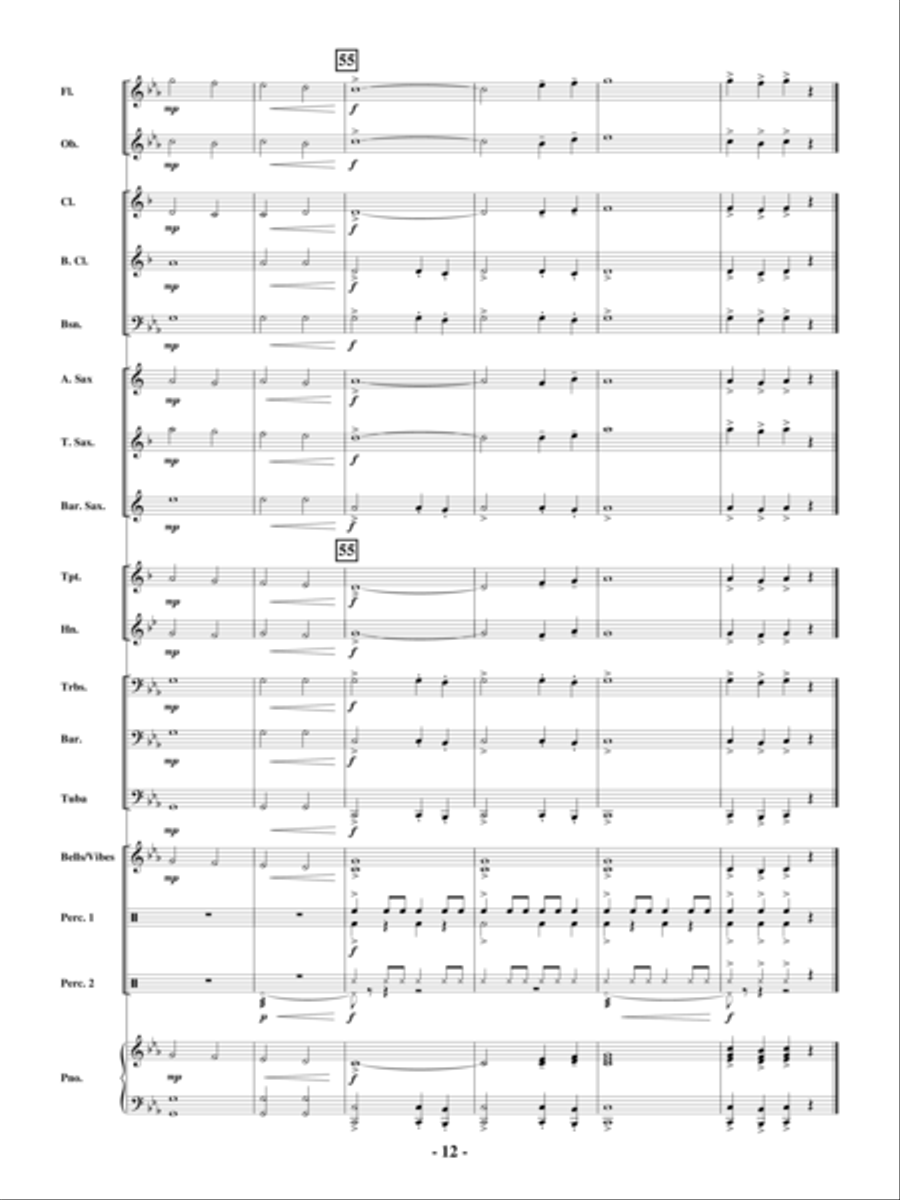 Robin Hood and the Golden Arrow Concert Band scores gallery preview page 11