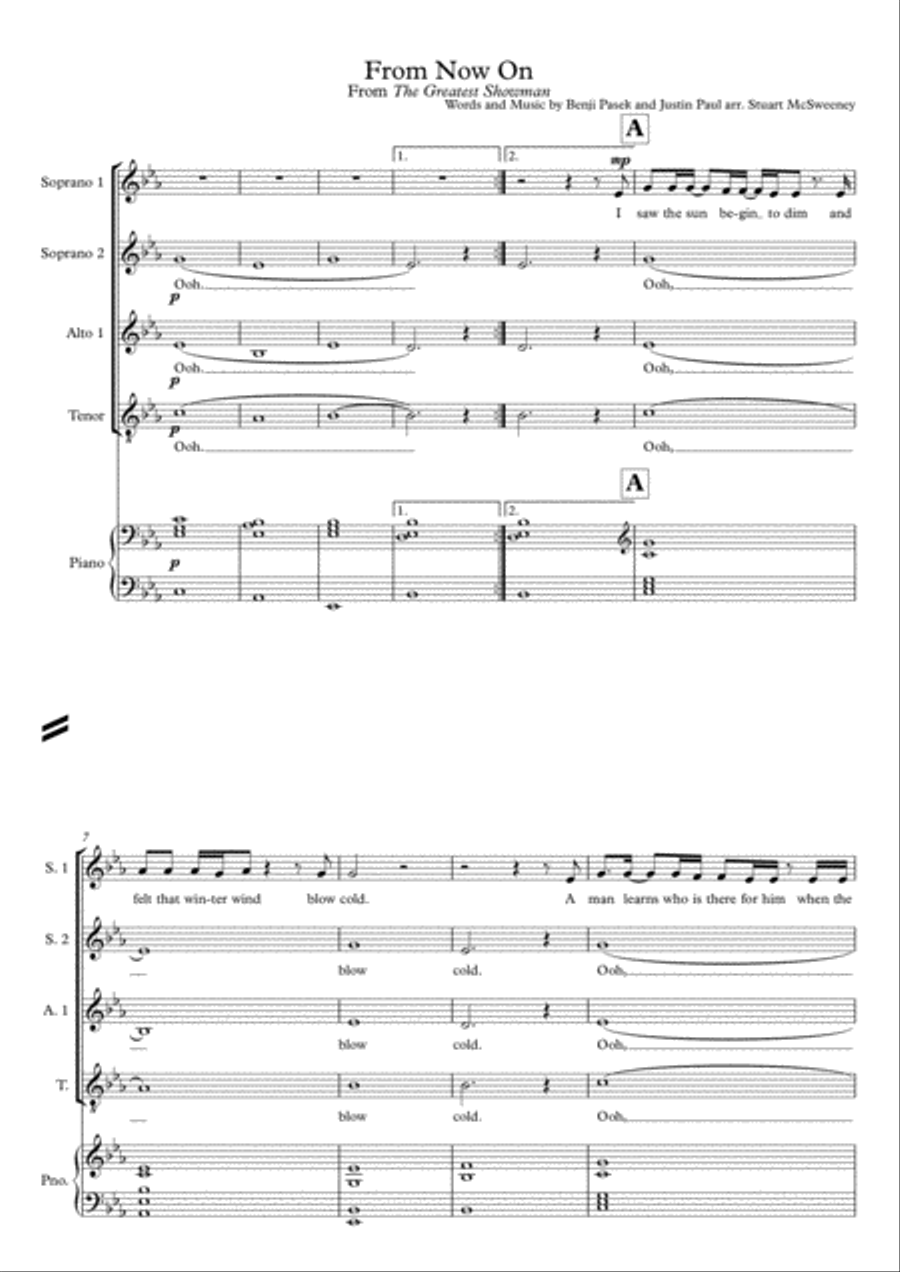 From Now On 4-Part scores gallery preview page 2