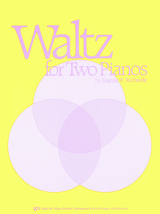 Book cover for Waltz For Two Pianos