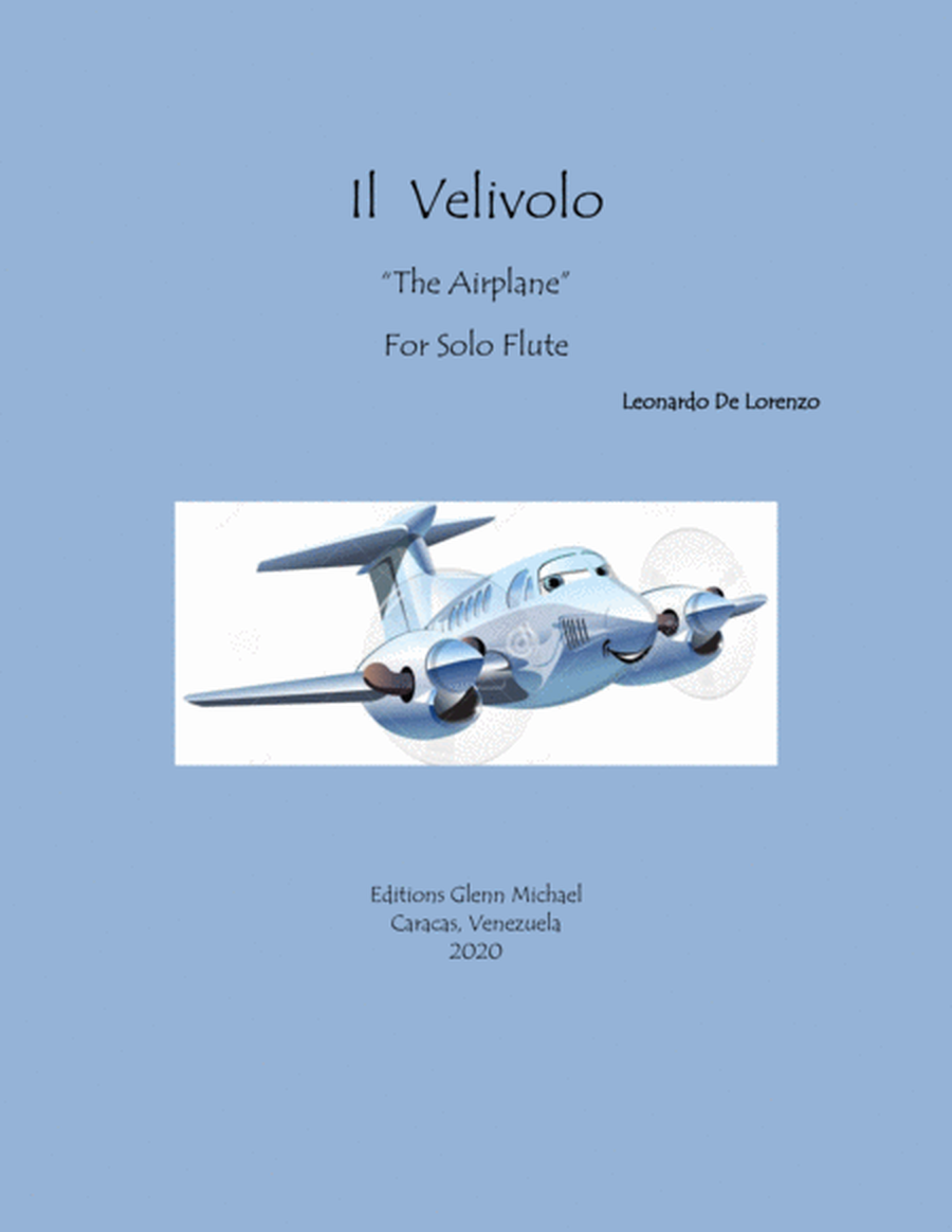 Il Velivolo The Airplane for Solo Flute image number null